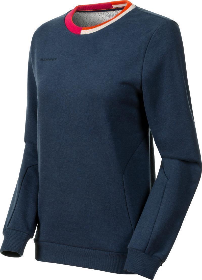 Mammut ML Crew Neck - Womens - Peacoat Melange 1