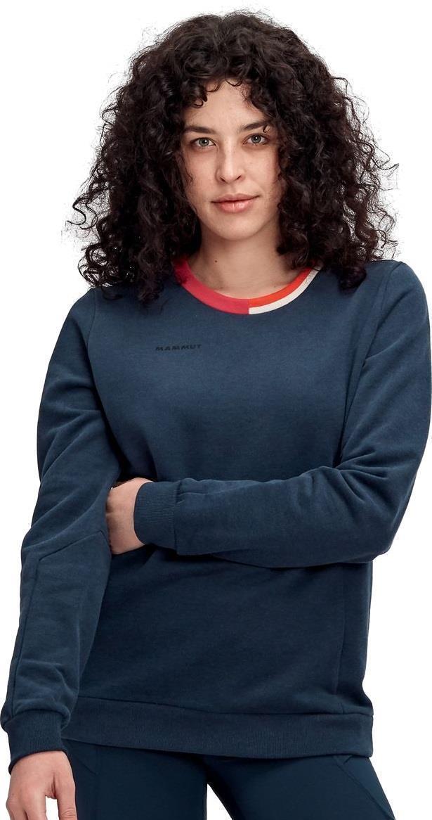 Mammut ML Crew Neck - Womens - Peacoat Melange 2