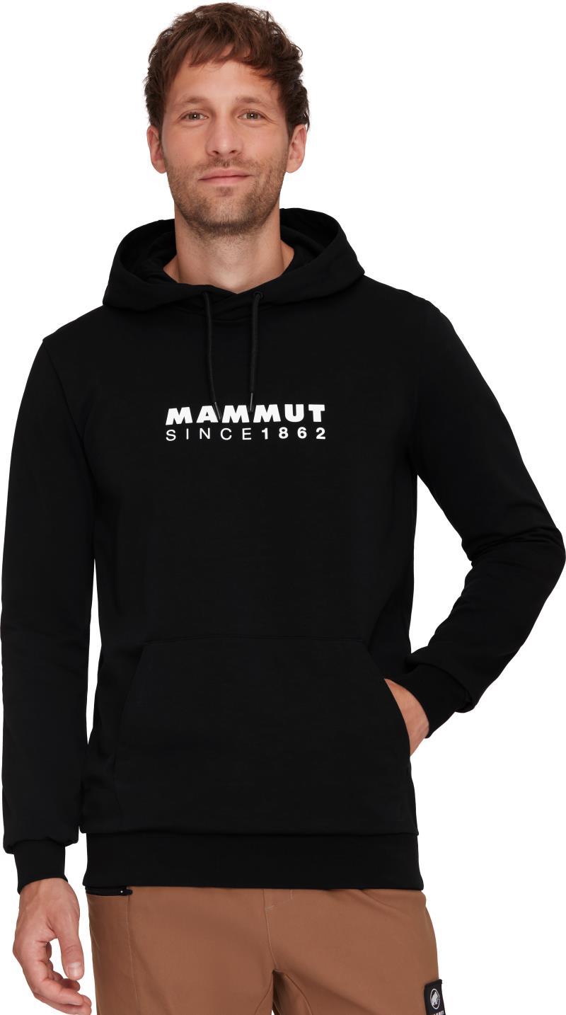 Mammut ML Hoody Logo - Mens - Black / White 2