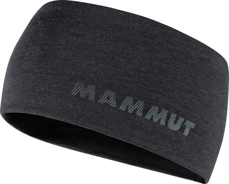 Merino Headband - Black Melange 1