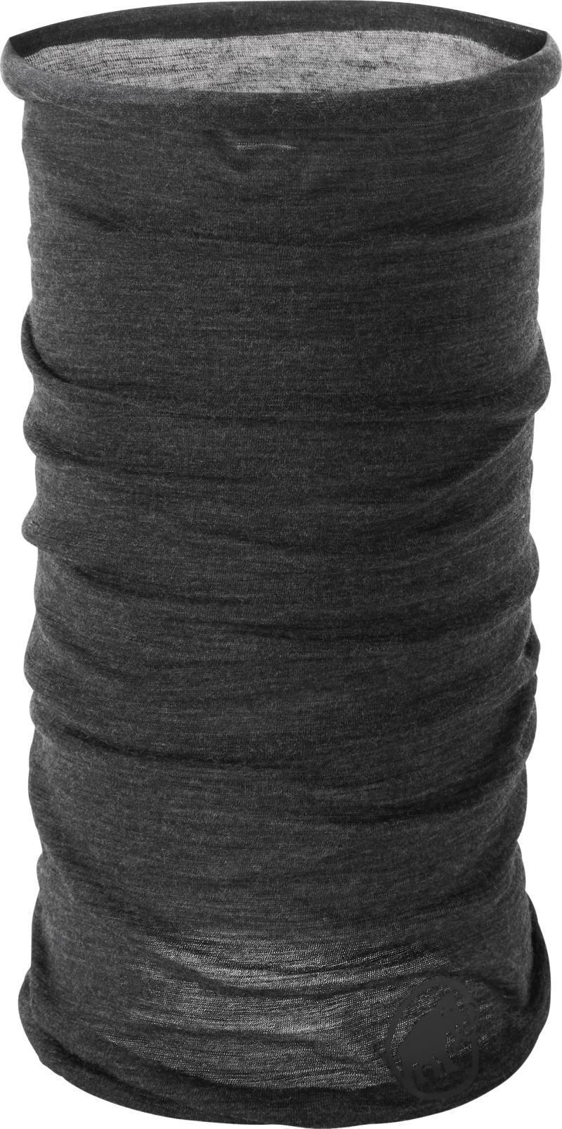 Merino Neck Gaiter - Black Melange 1