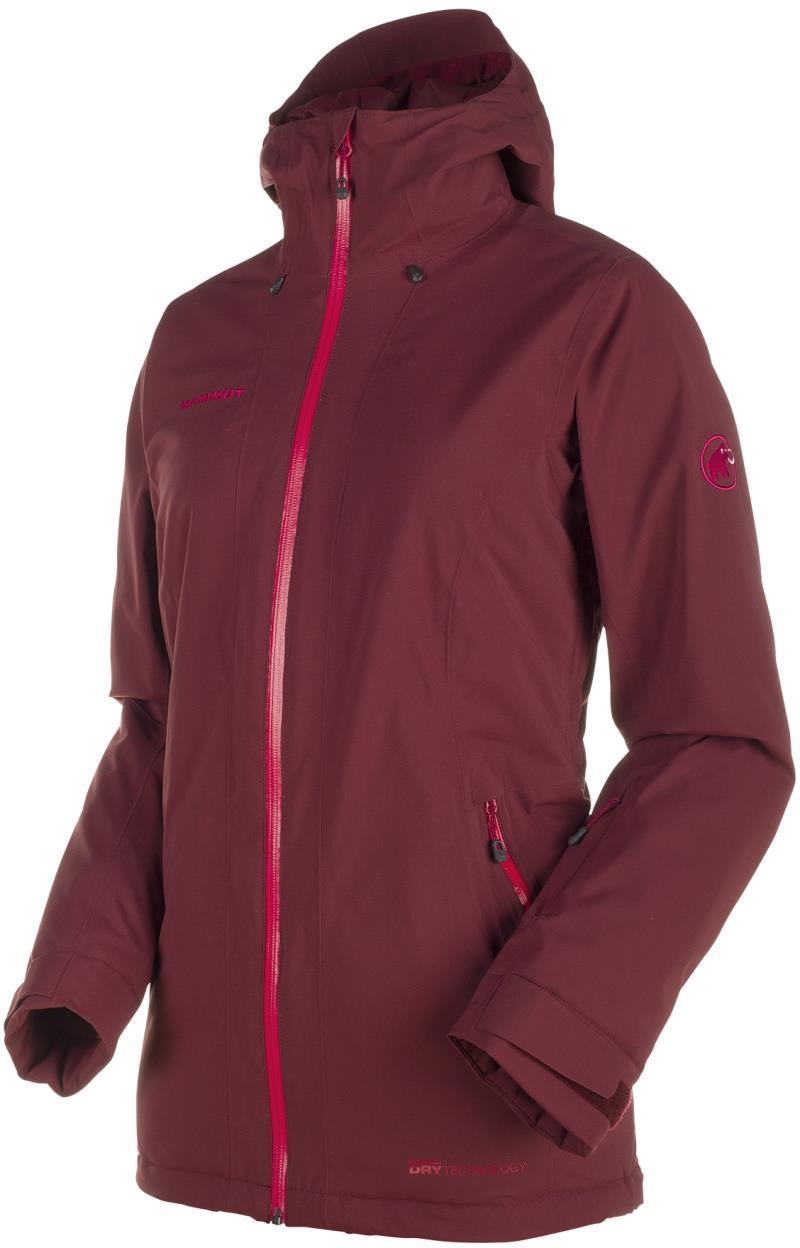 Nara HS Thermo Hooded Jacket - Womens - Merlot 1