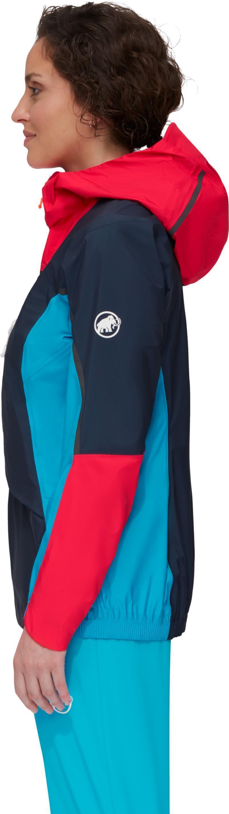 Nordwand Light HS Hooded Jacket - Womens - Night / Azalea 3