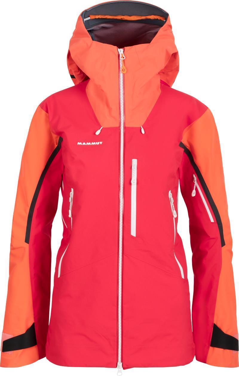 Nordwand Pro HS Hooded Jacket - Womens - Azalea / Barberry 1