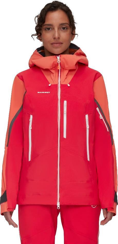 Nordwand Pro HS Hooded Jacket - Womens - Azalea / Barberry 2