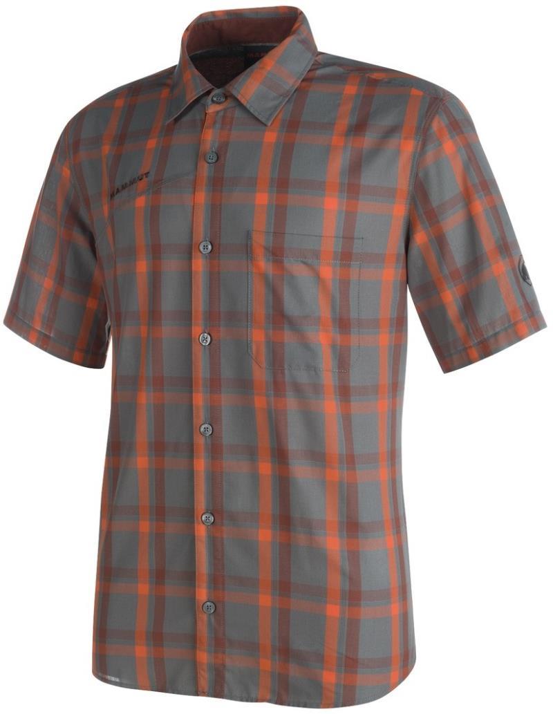 Pacific Crest SS Shirt - Mens - Titanium / Dark Orange 1