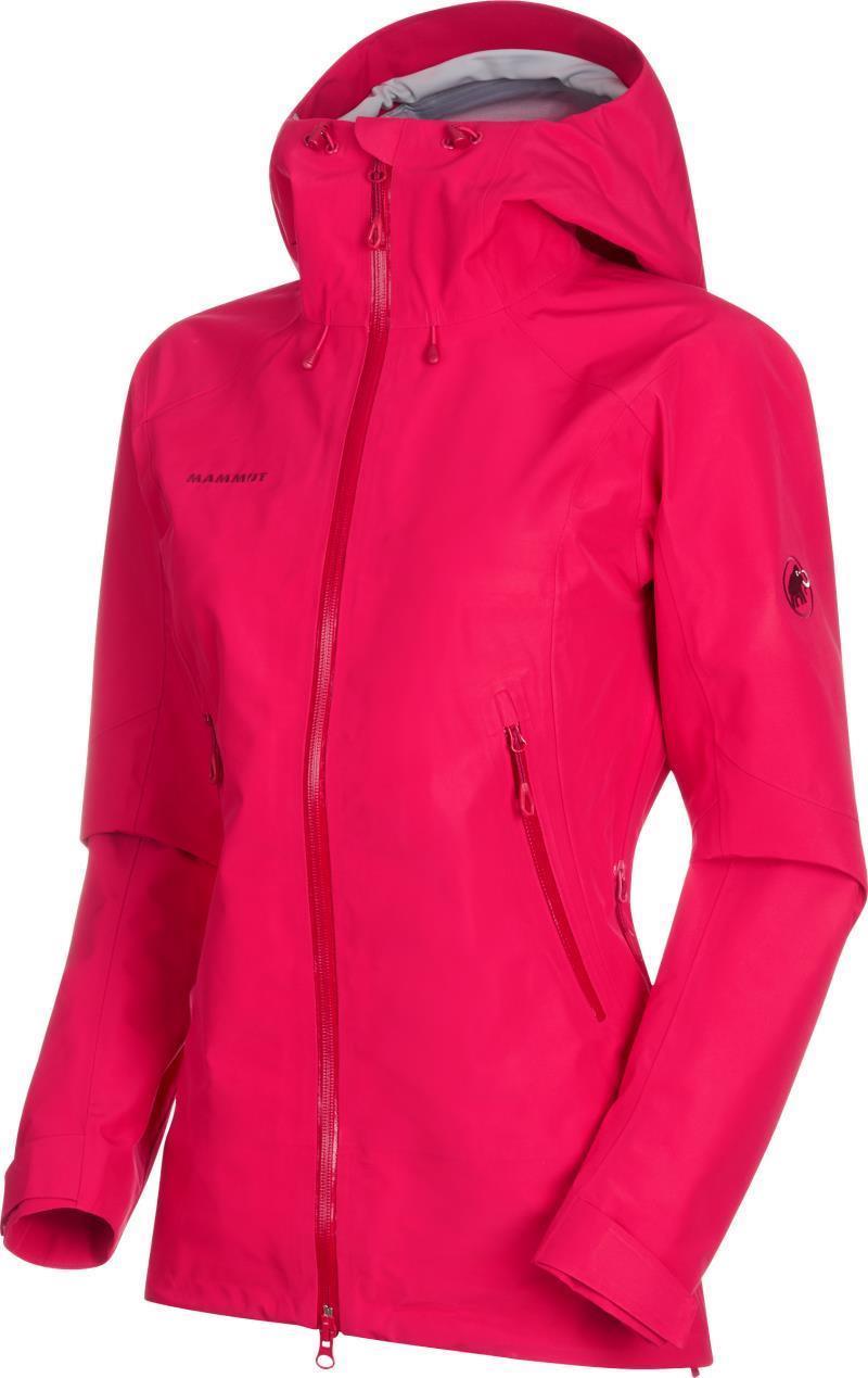 Ridge HS Hooded Jacket - Womens - Dragon Fruit 1