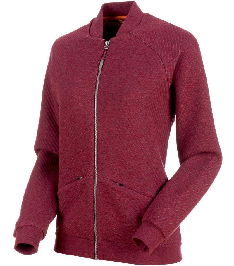 Roseg ML Bomber Jacket - Womens - Beet Melange 1