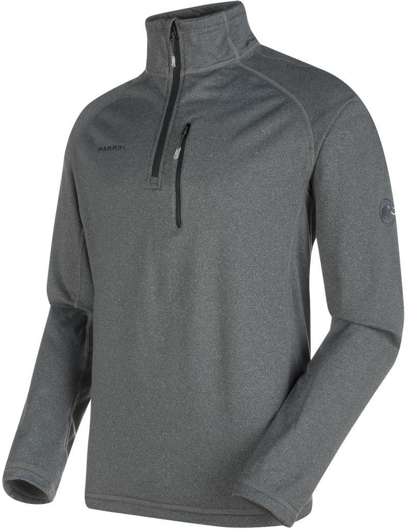 Runbold ML Half Zip Pull - Mens - Black Melange 1