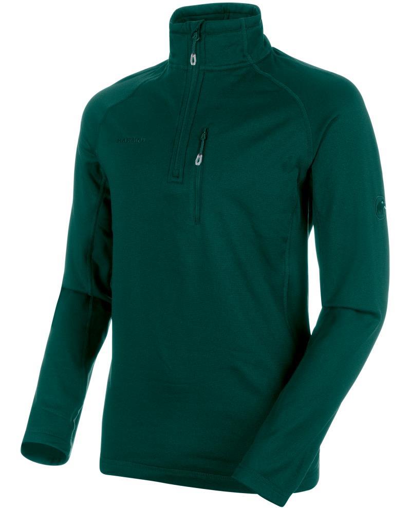 Runbold ML Half Zip Pull - Mens - Dark Teal Melange 1
