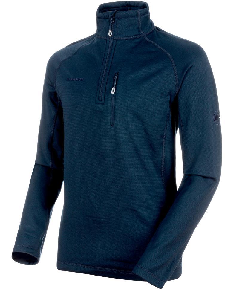 Runbold ML Half Zip Pull - Mens - Marine Dark Melange 1