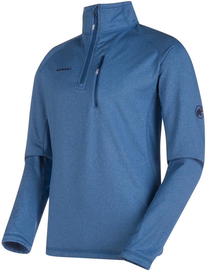 Runbold ML Half Zip Pull - Mens - Ultramarine Melange 1