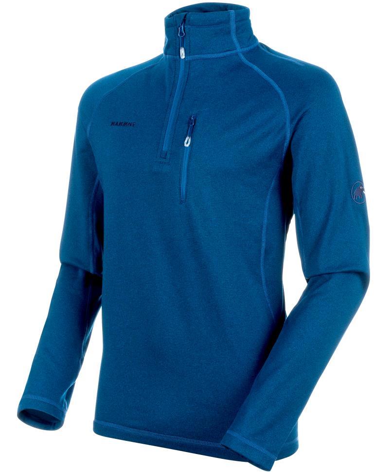 Runbold ML Half Zip Pull - Mens - Ultramarine Melange / Dark Ultramarine 1