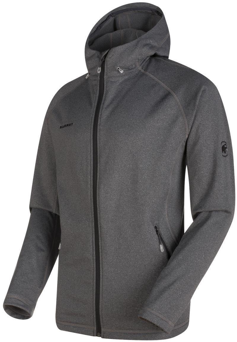 Runbold ML Hooded Jacket - Mens - Black Melange 1