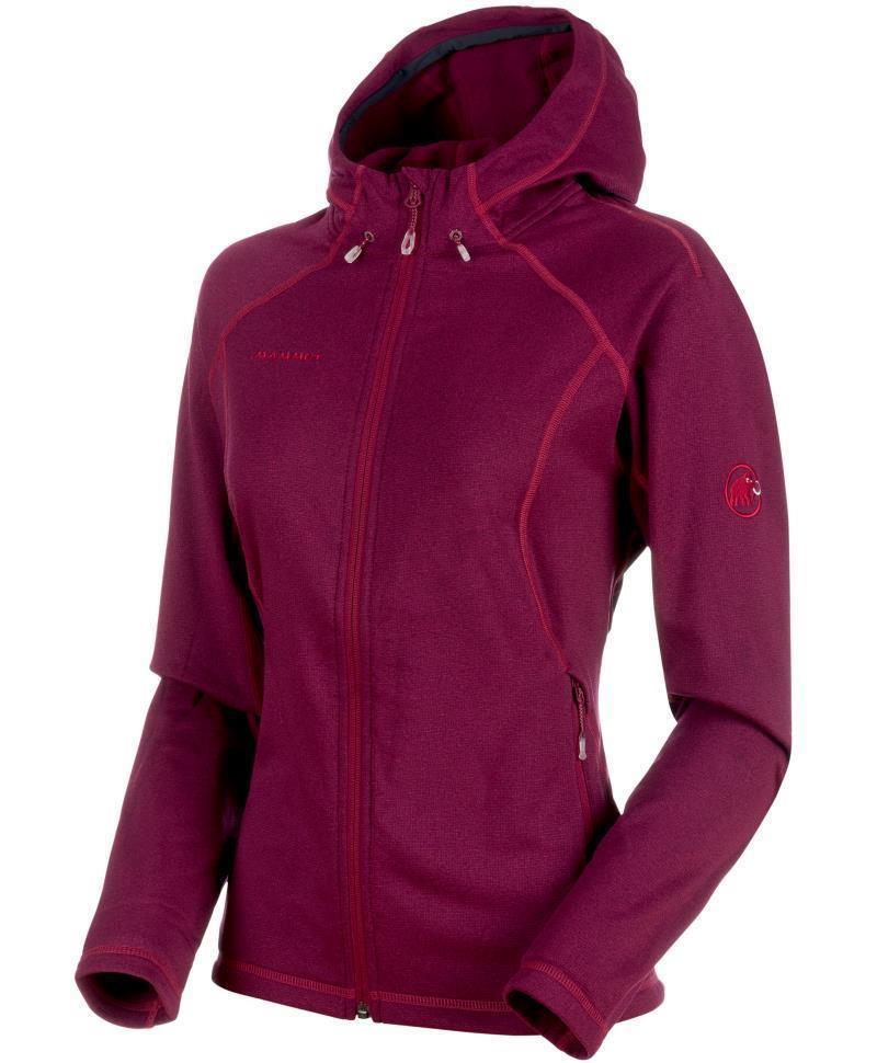 Runbold ML Hooded Jacket - Womens - Beet Melange 1