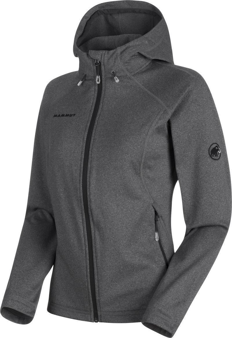 Runbold ML Hooded Jacket - Womens - Black Melange 1