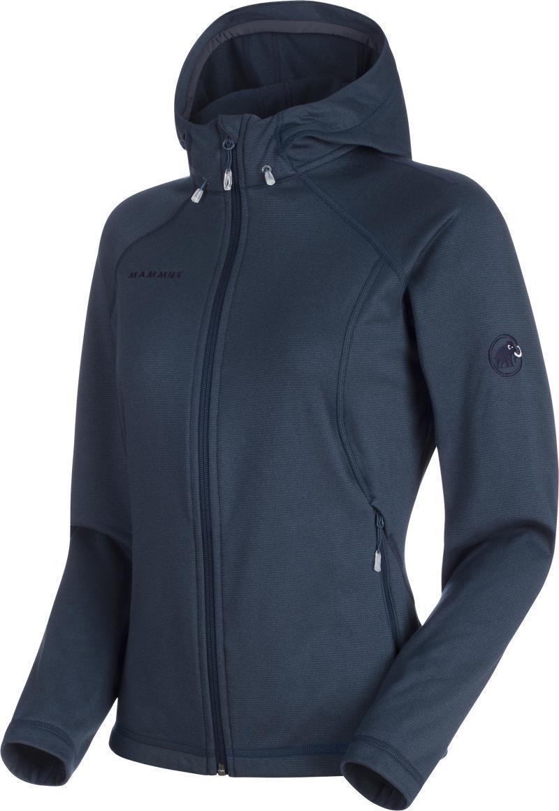 Runbold ML Hooded Jacket - Womens - Marine Dark Melange 1