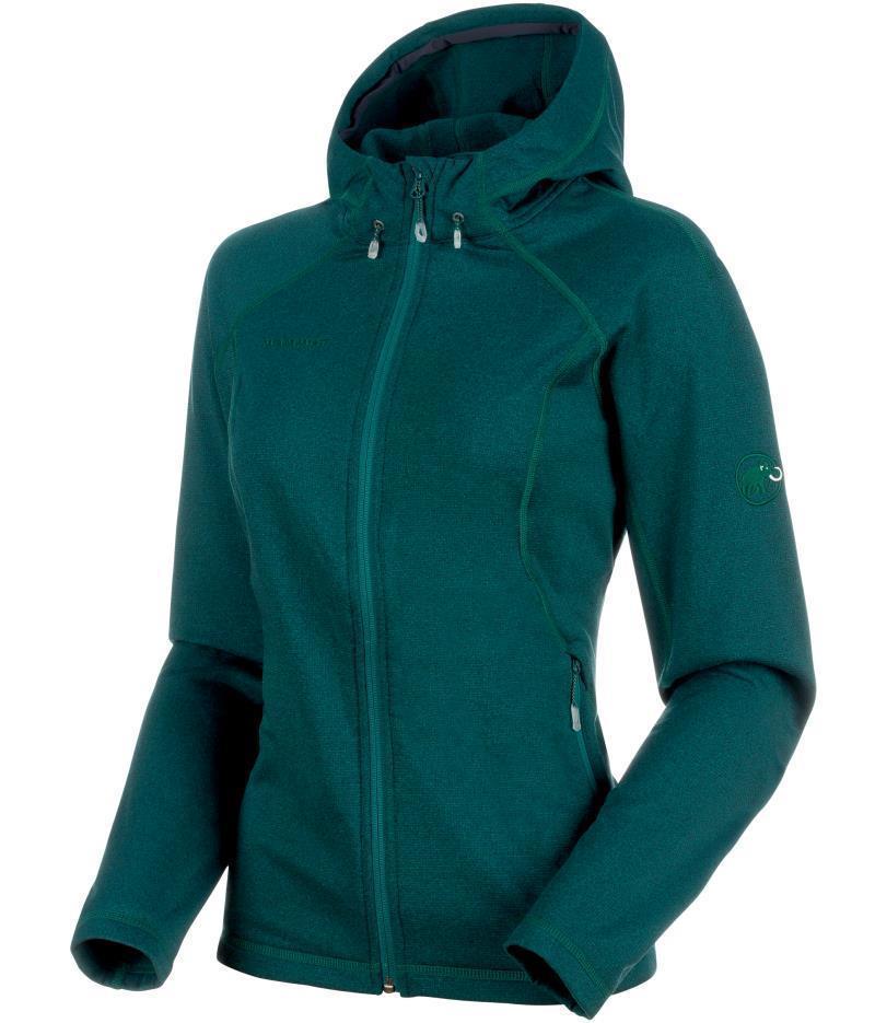 Runbold ML Hooded Jacket - Womens - Teal Melange 1
