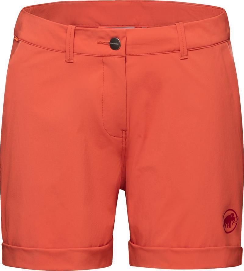 Runbold Roll Cuff Shorts - Womens - Terracotta 1
