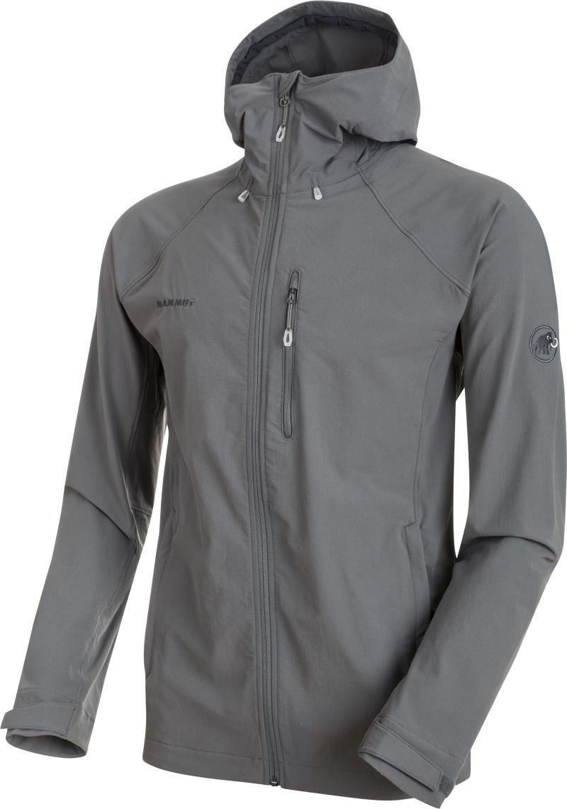 Runbold Trail SO Hooded Jacket - Mens - Titanium 1