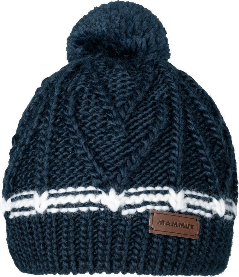 Sally Beanie - Marine / White 1
