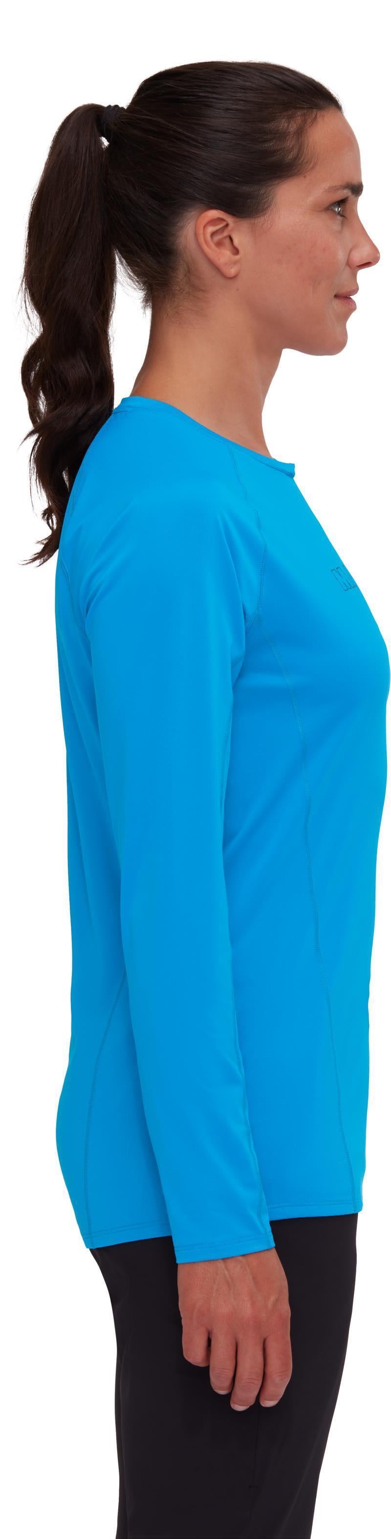 Selun FL LS Logo - Womens - Glacier Blue 3