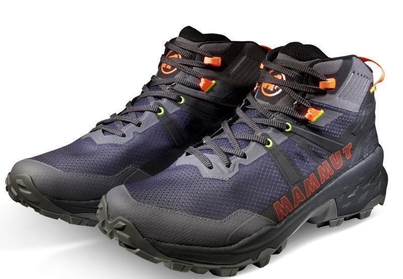 Sertig II Mid GTX - Mens - Dark Titanium / Vibrant Orange 3