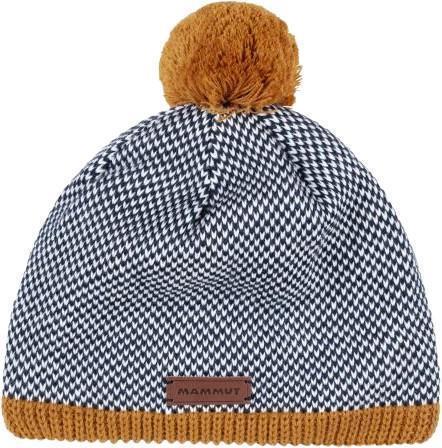 Snow Beanie - Womens - Cheetah / Marine 1