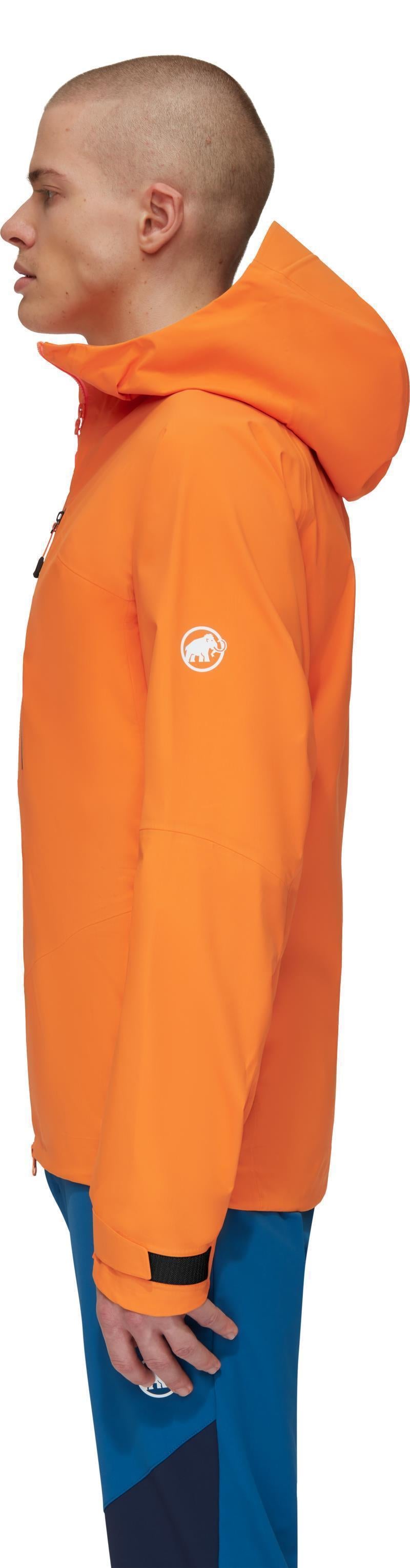 Taiss HS Hooded Jacket - Mens - Dark Tangerine 3