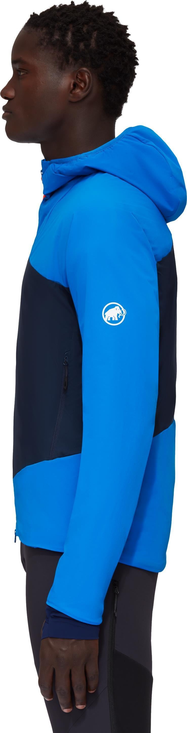 Taiss IN Hybrid Hooded Jacket - Mens - Ice / Marine 3