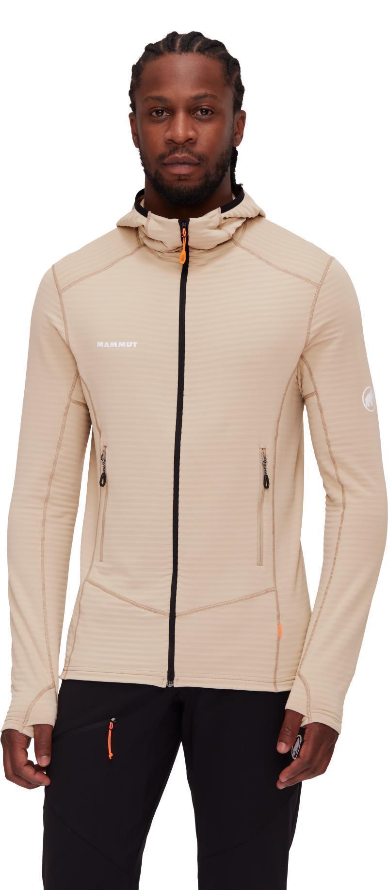 Taiss Light ML Hooded Jacket - Mens - Savannah / Black 2