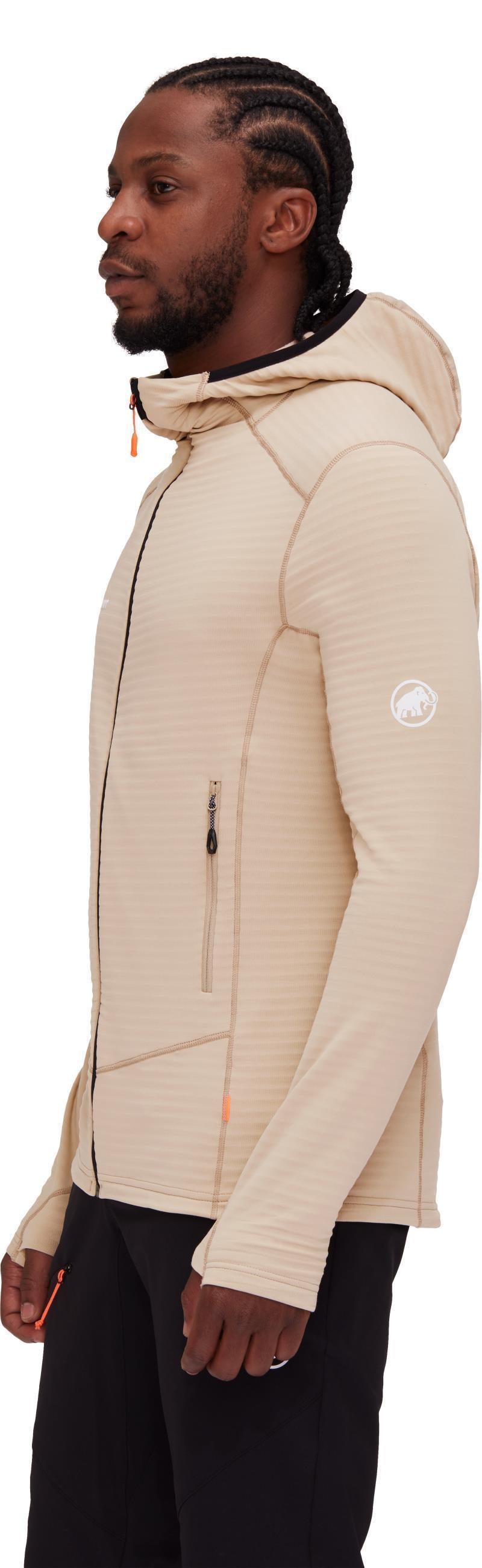 Taiss Light ML Hooded Jacket - Mens - Savannah / Black 4