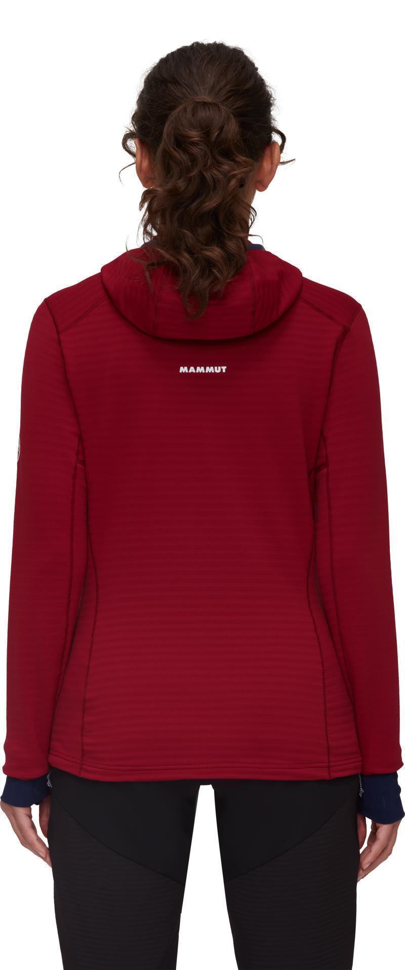 Taiss Light ML Hooded Jacket - Womens - Blood Red / Marine 4