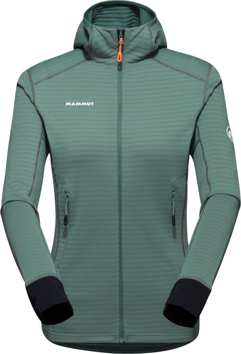 Taiss Light ML Hooded Jacket - Womens - Dark Jade / Black 1