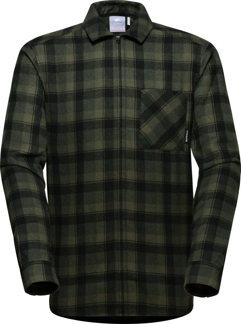 Winter Zip LS Shirt - Mens - Black / Iguana 1