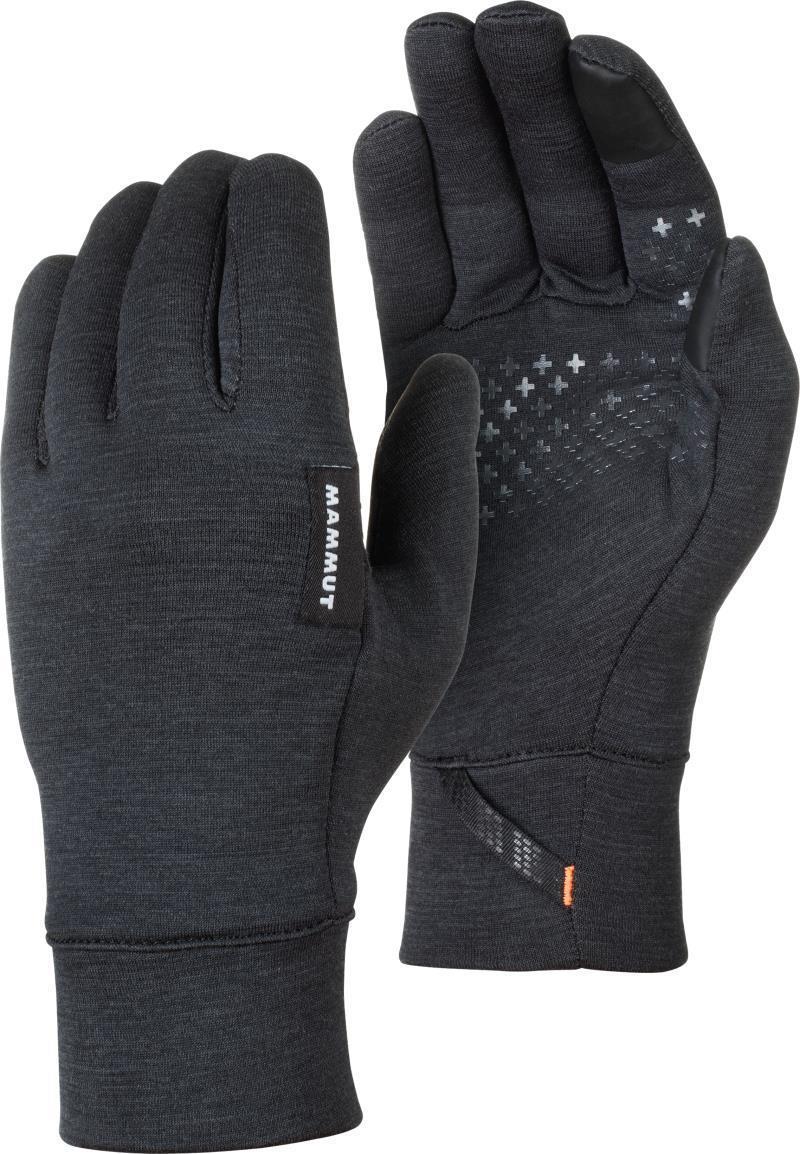 Wool Gloves - Black Melange 1