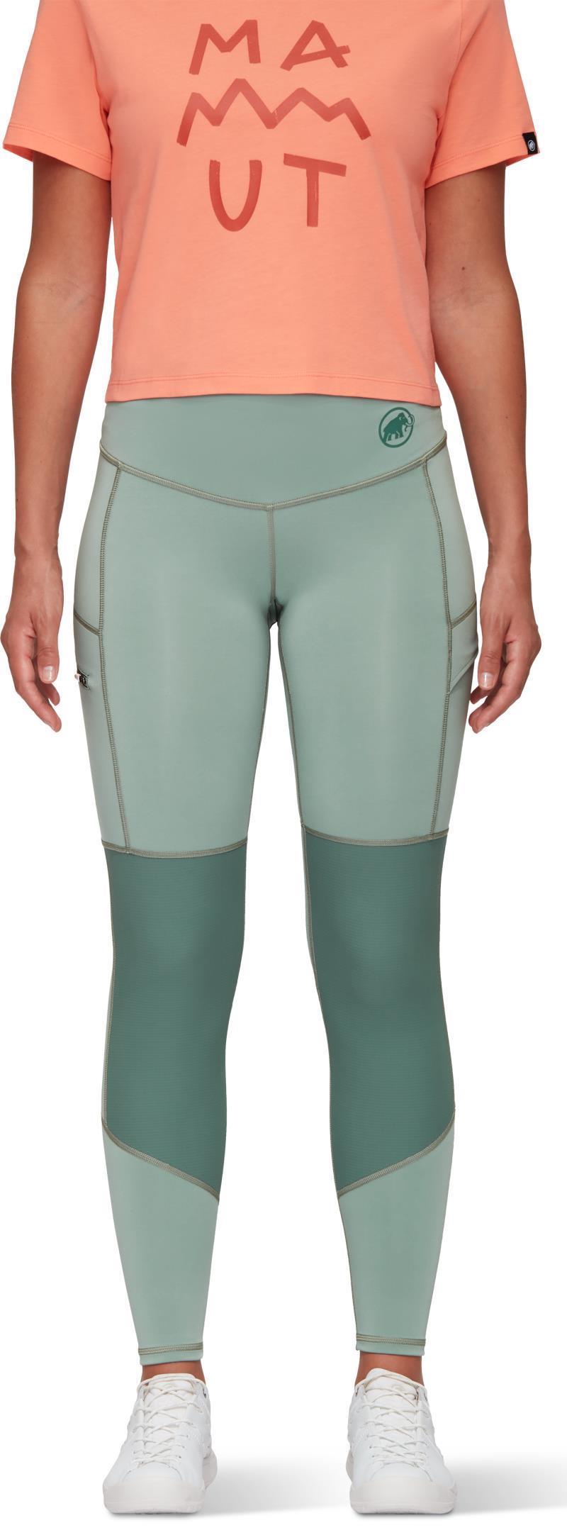 Zinal Hybrid Tights - Womens - Jade / Dark Jade 2