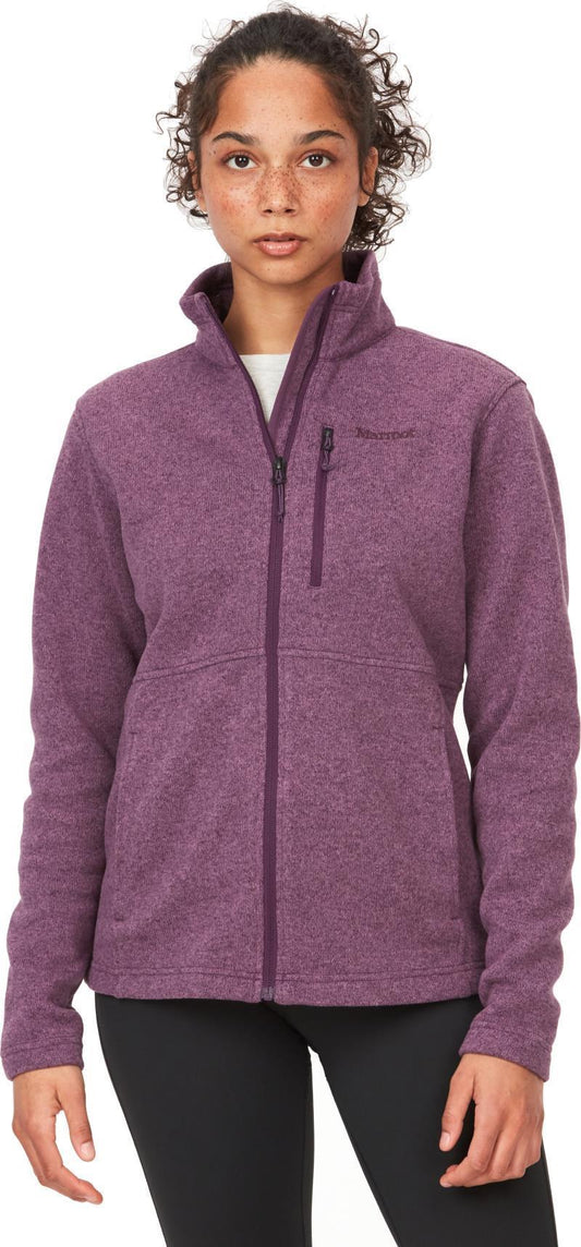 Drop Line Jacket - Womens - Purple Fig 1