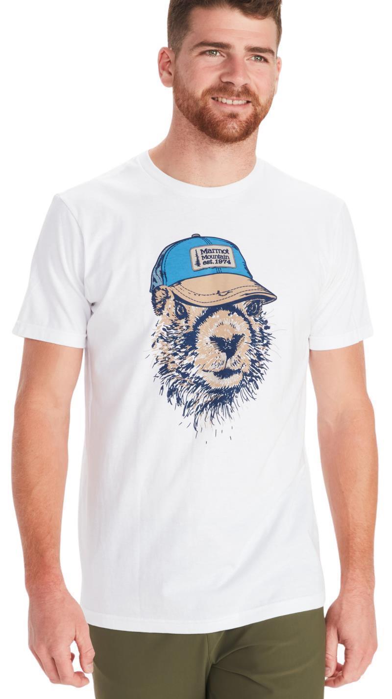 Marmot Trucker Tee SS - Mens - White 1