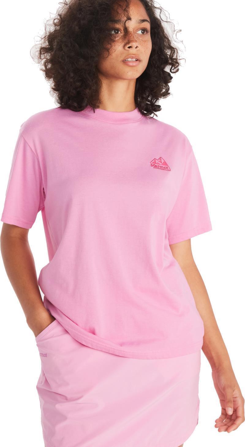 Peaks Tee SS - Womens - Wild Orchid 1