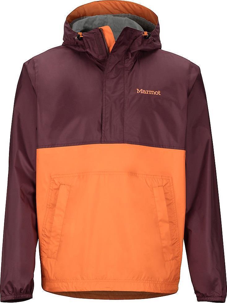PreCip Eco Anorak - Mens - burgundy / mandarin orange 1
