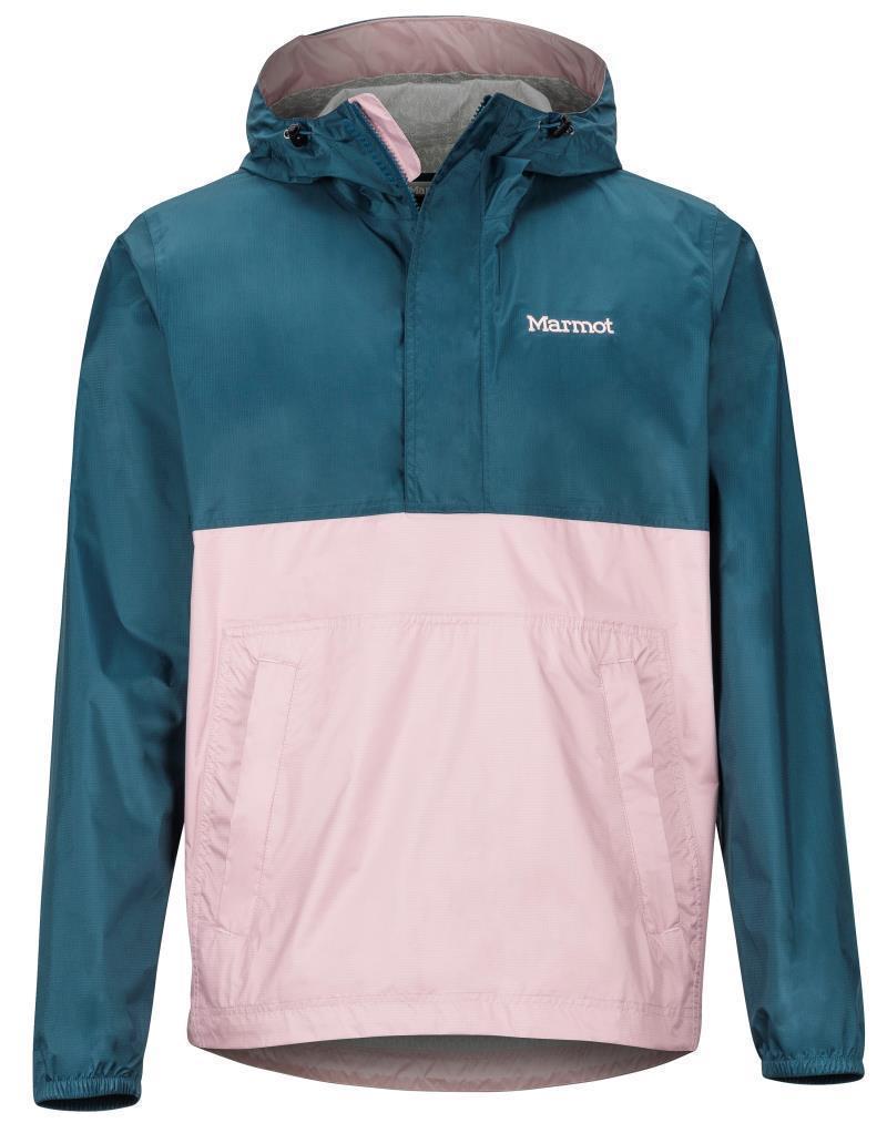 PreCip Eco Anorak - Mens - denim / pink sand 1