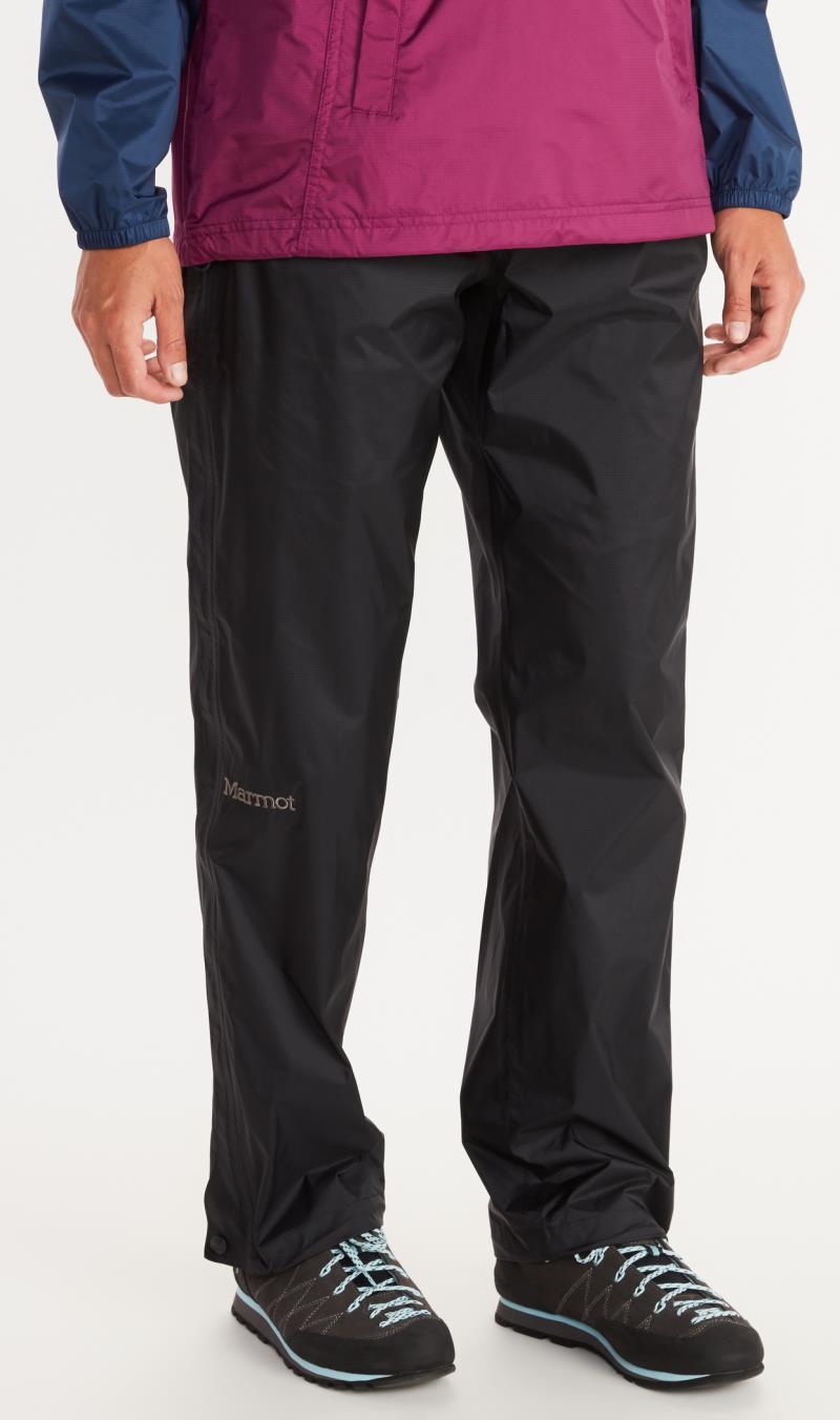 PreCip Eco Full Zip Pants, Reg - Womens - black 1