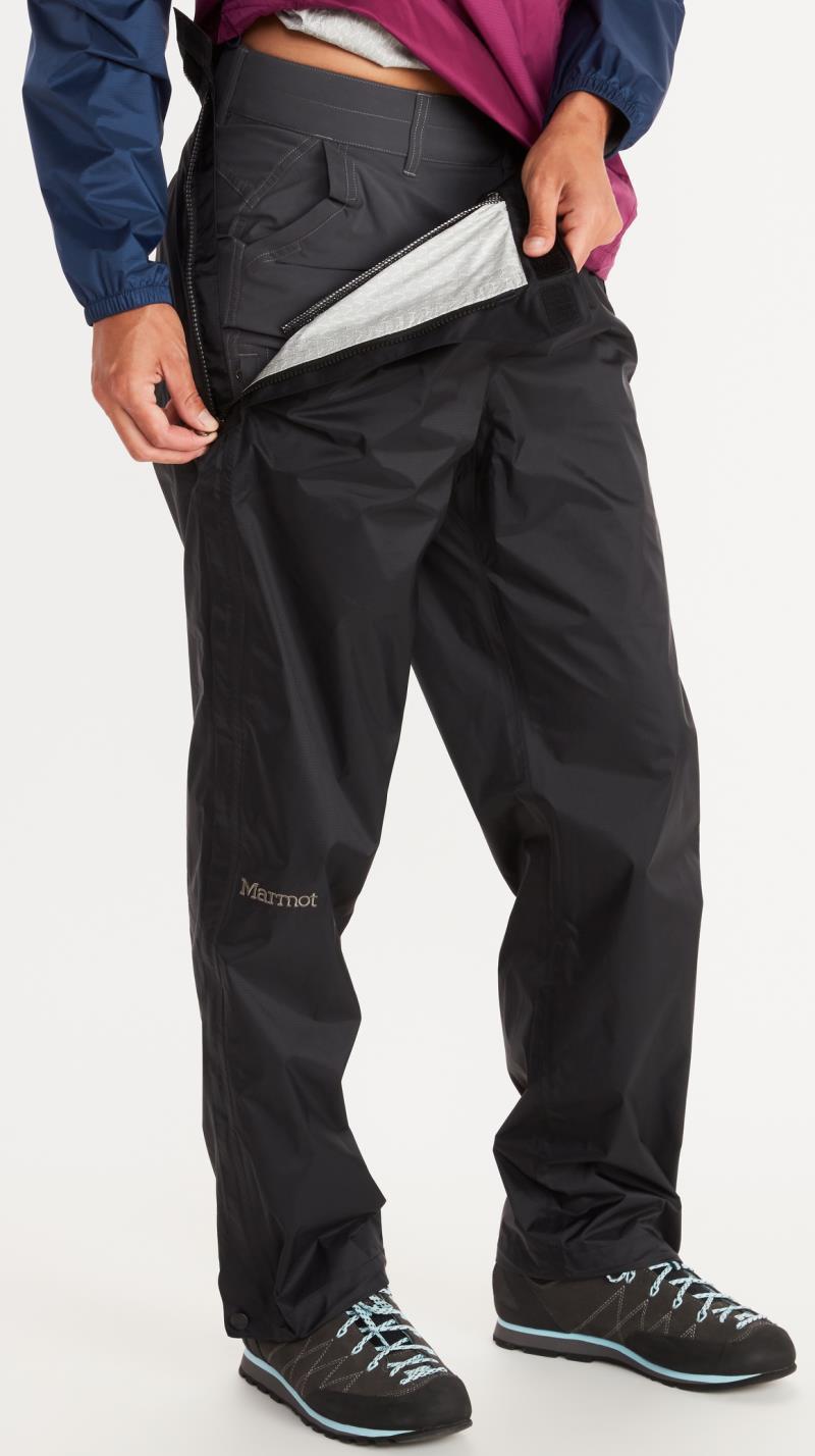 PreCip Eco Full Zip Pants, Short - Womens - black 1