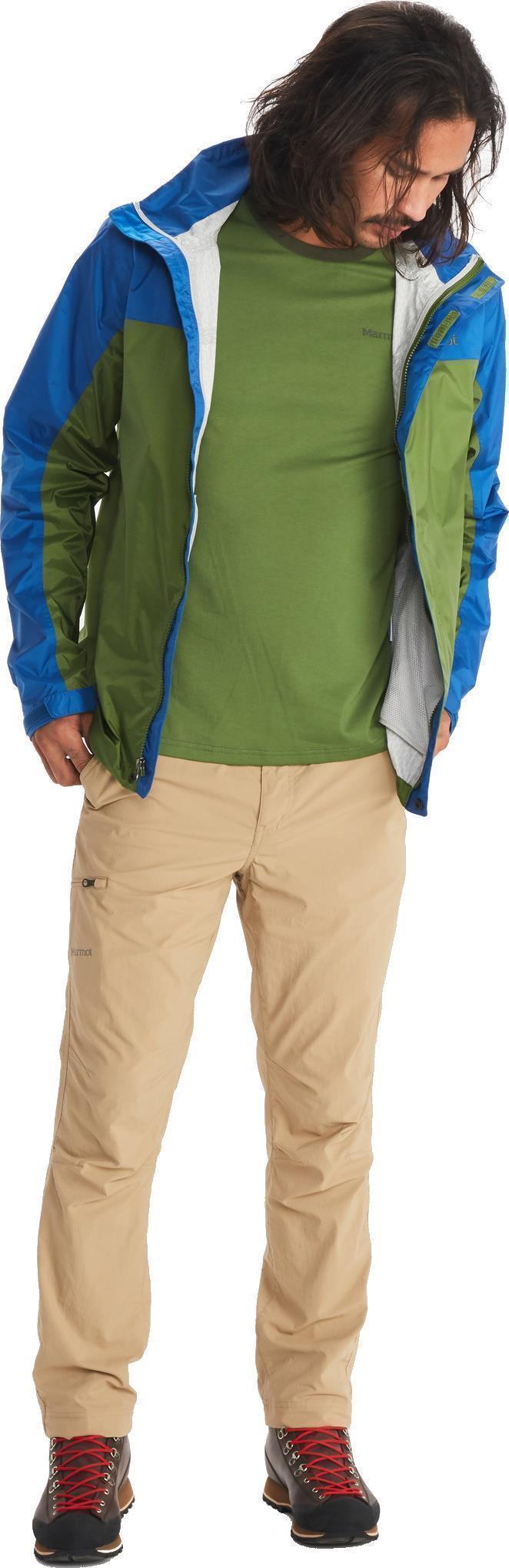 PreCip Eco Jacket - Mens - foliage / dark azure 1