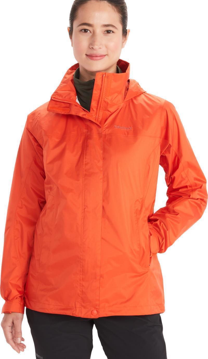 PreCip Eco Jacket - Womens - red sun 1