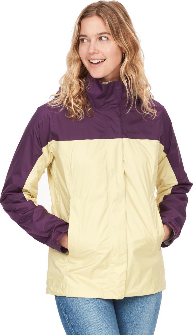 PreCip Eco Jacket - Womens - wheat / purple fig 1