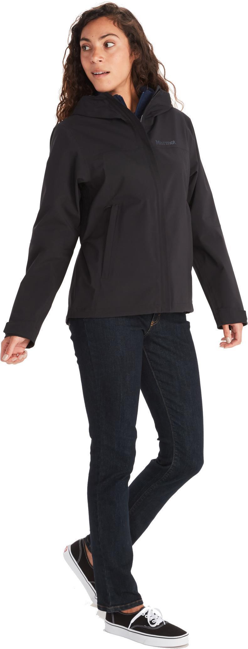 PreCip Eco Pro Jacket - Womens - Black 3