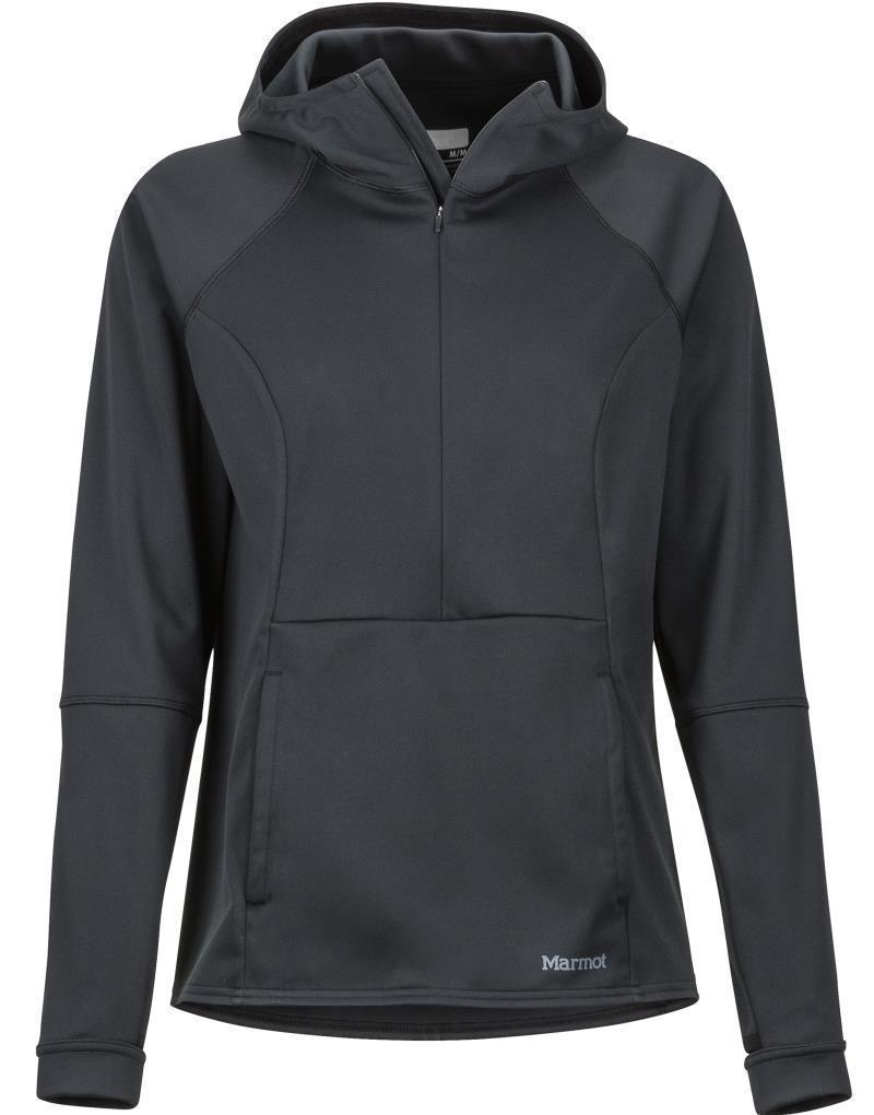 Zenyatta 1/2 Zip Hoody - Womens - black 1