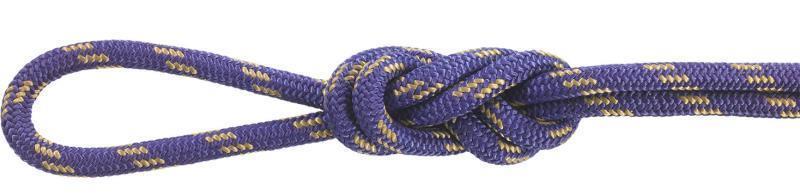 Nylon Accessory Cord, 1/4" / 6mm x 92m (Sold p/mtr) - Purple / Gold DK 1